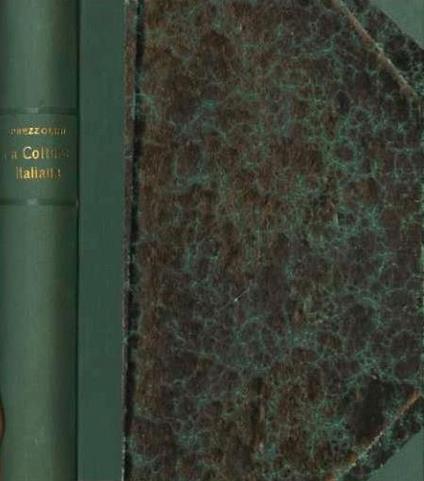 La coltura italiana - Giuseppe Prezzolini - copertina