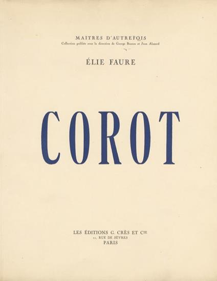 Corot - Élie Faure - copertina