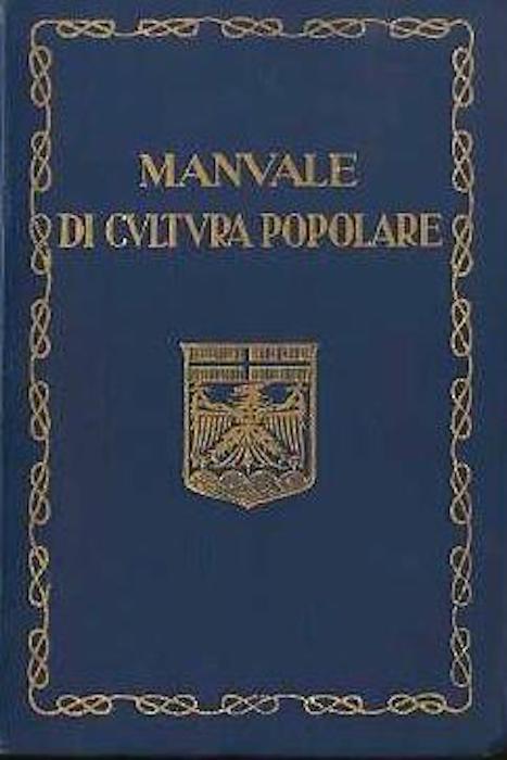 Manuale di cultura popolare - copertina