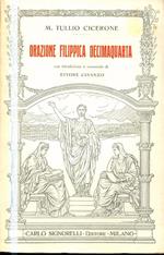 Orazione Filippica decimaquarta. Con introduzione e commento di E. D’Avanzo. Scrittori latini