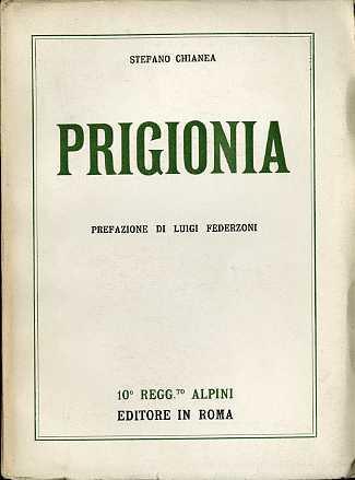 Prigionia - Stefano Chianea - copertina
