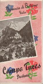 Provincia di Bolzano: Italia: Campo Tures: Pusteria. Illustratore M. A. Malfer