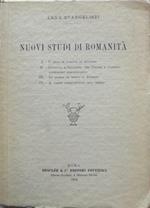 Nuovi studi di romanità: 1. L’anno di nascita di Augusto, 2. Cicerone e Sallustio per Cesare e l’impero: internezzo bibliografico, 3. La storia al tenpo di Augusto, 4. Il tempo degli storici dell’impero