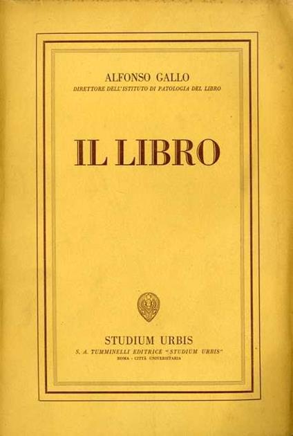 Il libro - Alfonso Gallo - copertina