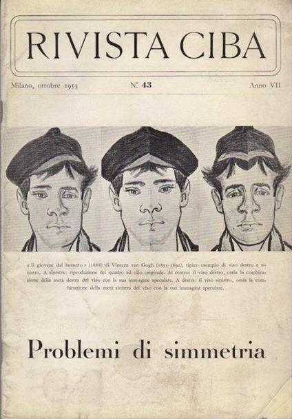 Problemi di simmetria. Rivista Ciba: A. VII, N. 43 - copertina