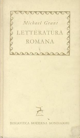 Letteratura romana - Michael Grant - copertina