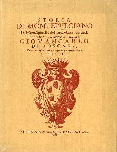 Storia di Montepulciano - copertina