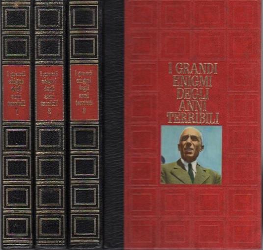 I grandi enigmi degli anni terribili - Franco Massara - copertina