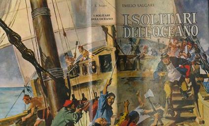I solitari dell’oceano - Emilio Salgari - copertina