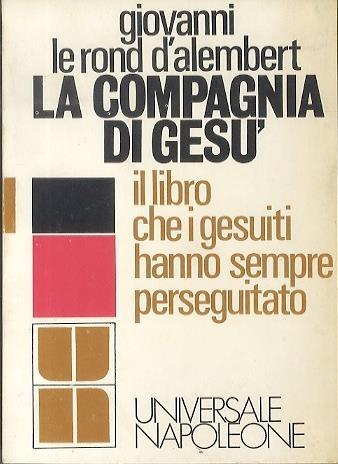 La compagnia di Gesù - copertina