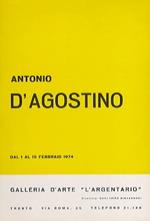 Antonio D’Agostino: dal 1 al 15 febbraio