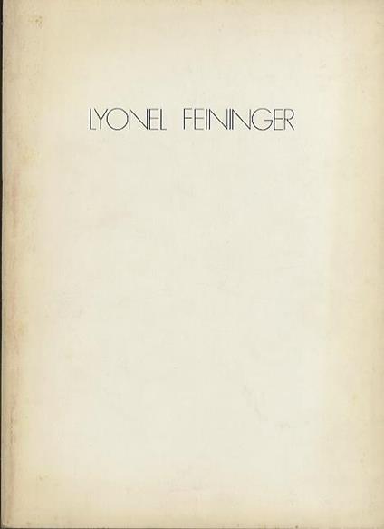 Lyonel Feininger - copertina