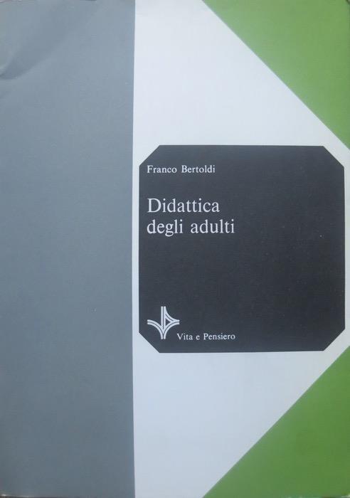 Didattica degli adulti - Franco Bertoldi - copertina