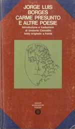 Carme presunto e altre poesie. Oscar poesia e teatro