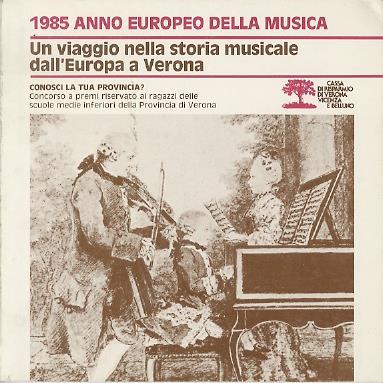 Un viaggio nella storia musicale dall’Europa a Verona - copertina