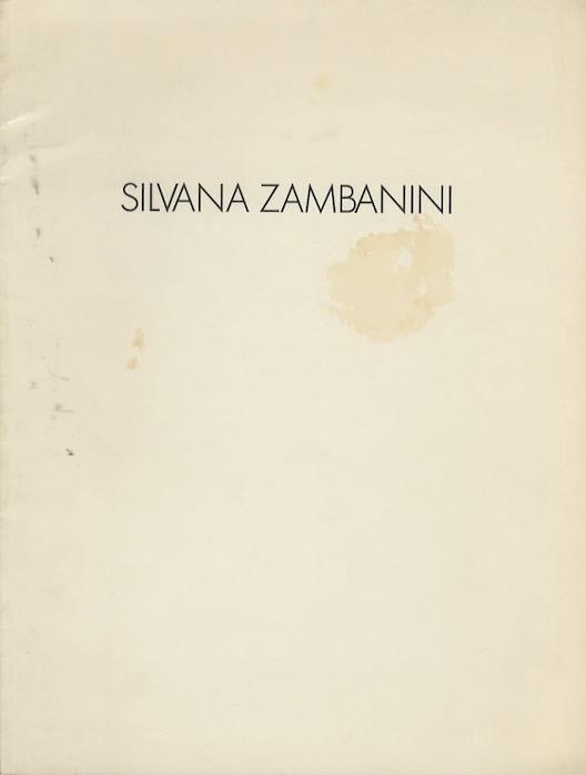 Silvana Zambanini - Filiberto Menna - copertina