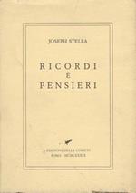 Ricordi e pensieri. Ed. N. 277 di 1000 esempl. num