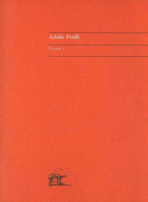 Prolegomena to a Book about Forma 1 - Achille Perilli - copertina