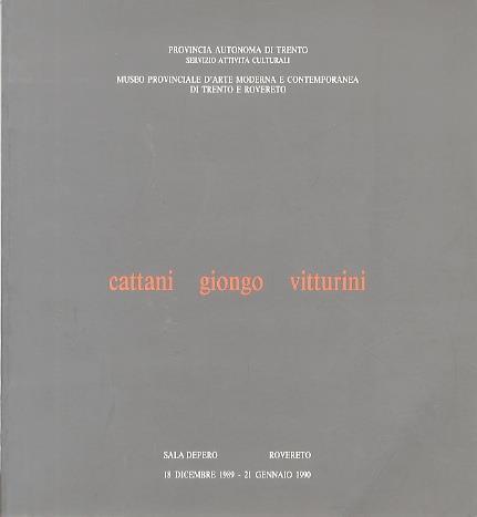 Cattani, Giongo, Vitturini - copertina