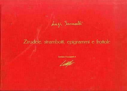 Zirudele, strambotti, epigrammi e frottole - Luigi Serravalli - copertina