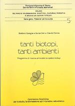 Tanti biotopi, tanti ambienti: programma di ricerca articolato su quattro biotopi. Provincia autonoma di Trento, Servizio parchi e foreste demaniali. Collana del piano di valorizzazione didattica, culturale, ricreativa e sociale dei biotopi tutelati. Serie Gialla, Materiali per la scuola 5