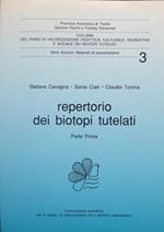 Repertorio dei biotopi tutelati: parte prima. Collana del piano di valorizzazione didattica, culturale, ricreativa e sociale dei biotopi tutelati. Serie Azzurra, Materiali di presentazione 3