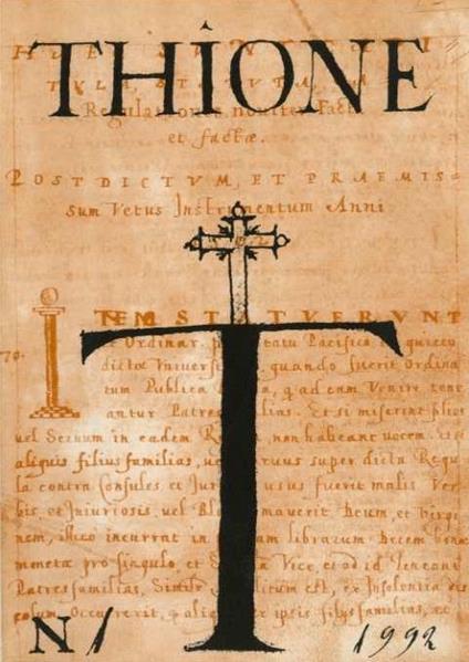 Tione 1 - Mario Antolini - copertina