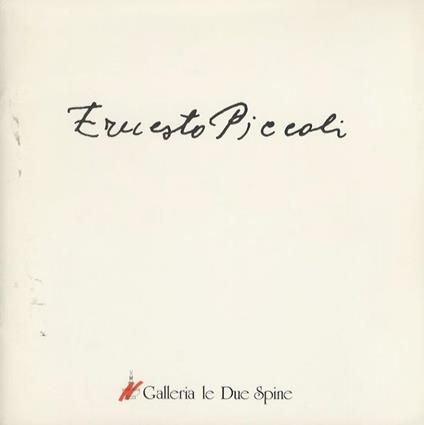 Ernesto Piccoli - Mario Cossali,Luigi Serravalli - copertina