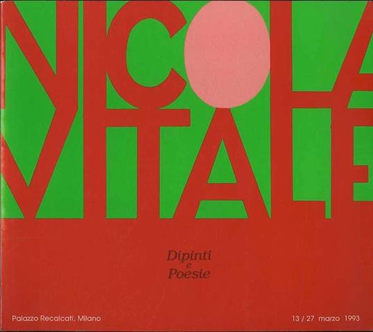 Nicola Vitale: dipinti e poesie - Maurizio Cucchi,Rossana Bossaglia - copertina
