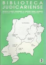 Indici decennali della rivista Judicaria n. 1-25. Supll. al n. 26 agosto 1994. Biblioteca judicariese: raccolta di scritti riguardanti la Judicaria summa laganensis 3