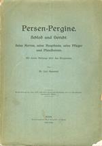 Persen-Pergine: Schloss und Gericht: seine Herren, seine Hauptleute, seine Pfleger und Pfandherren: mit einem Anhange über das Bergwesen