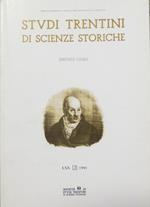 Studi trentini di scienze storiche: rivista della Società di studi per la Venezia Tridentina