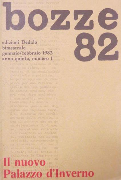 Bozze: mensile - copertina