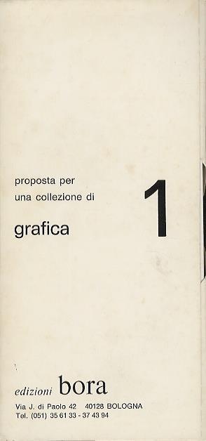 Proposta per una collezione di grafica: 1 - copertina