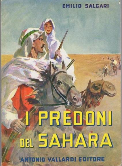 I predoni del Sahara - Emilio Salgari - copertina