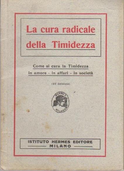 La cura radicale della Timidezza - copertina