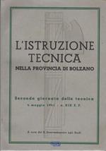 L' istruzione tecnica nella provincia di Bolzano: seconda giornata della tecnica, 4 maggio 1941