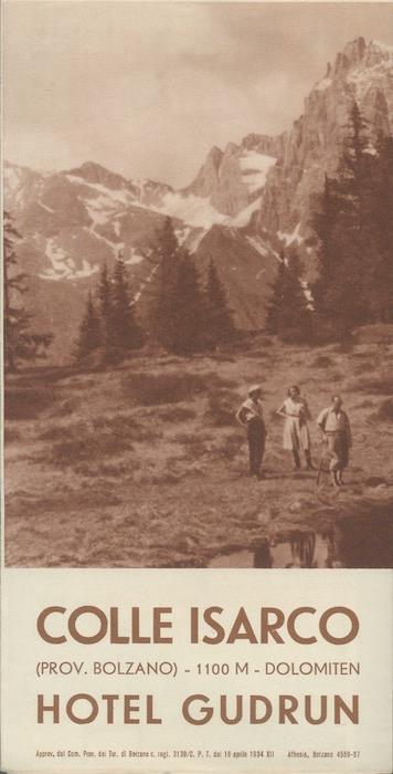 Colle Isarco, hotel Gudrun - copertina
