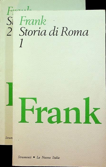 Storia di Roma - Tenney Frank - copertina