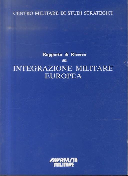 Rapporto di ricerca su Integrazione militare europea - copertina