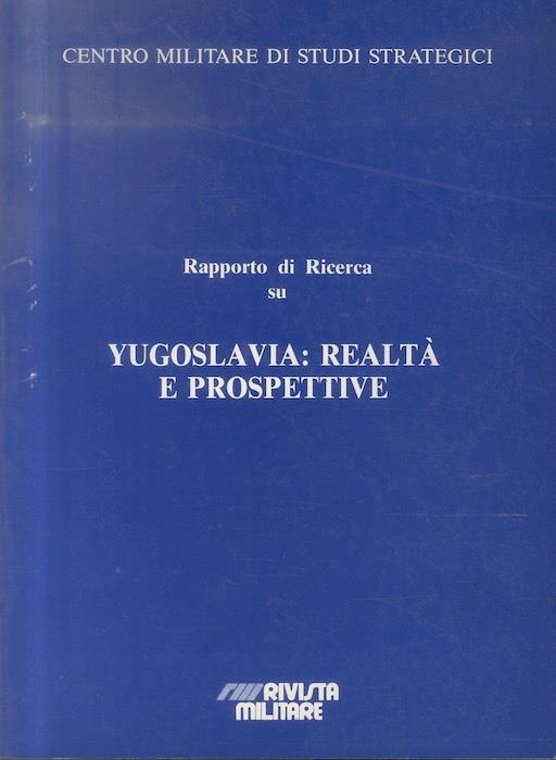 Yugoslavia: realta e prospettive - copertina