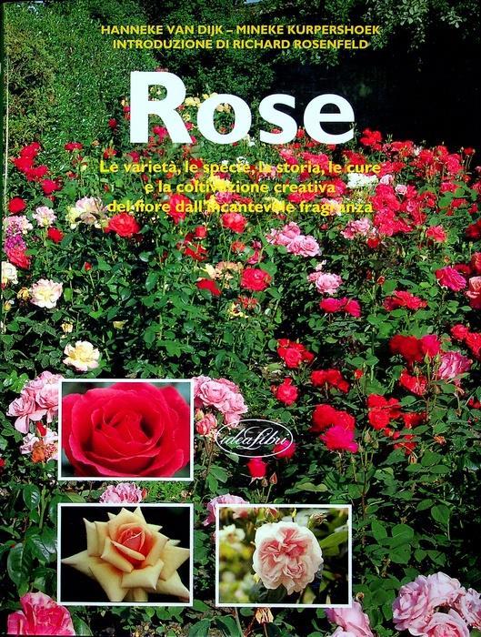 Rose: specie e varieta, descrizioni e fotografie. Introduzione di Richard Rosenfeld - Hanneke Van Dijk - copertina
