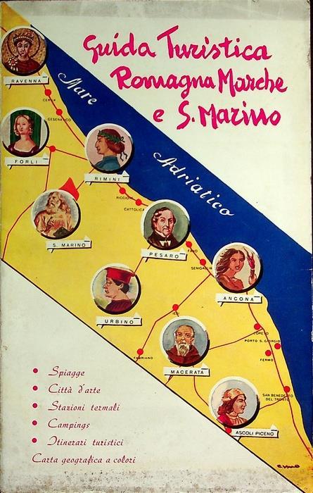 Guida turistica Romagna, Marche e la Repubblica di San Marino - copertina