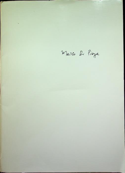 Marco di Piazza - copertina