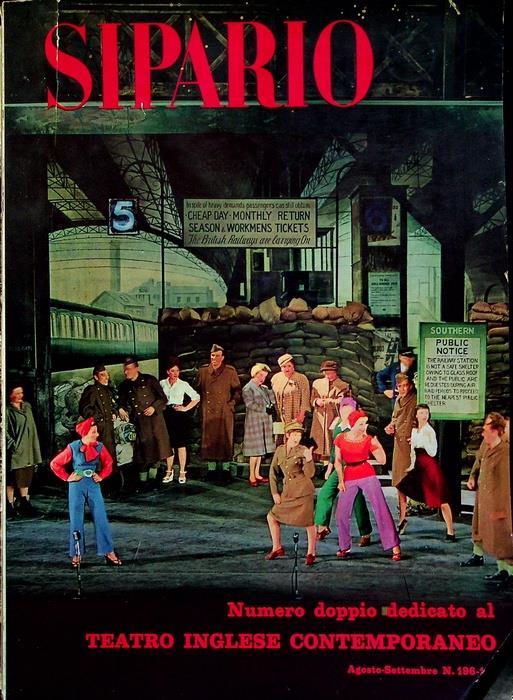Numero doppio dedicato al teatro inglese contemporaneo - copertina
