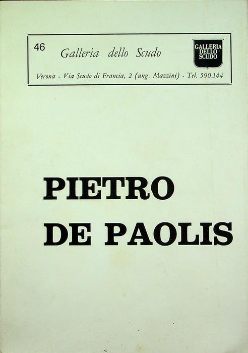 Pietro De Paolis - Carlo Munari - copertina