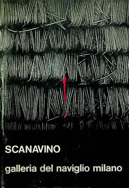Scanavino: 614.a Mostra del Naviglio, dal 15 febbraio al 6 marzo 1973 - Emilio Scanavino - copertina