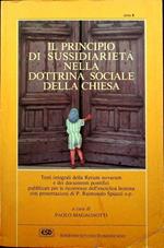 Il principio di sussidiarietà nella dottrina sociale della Chiesa dalla Rerum novarum alla Centesimus annus