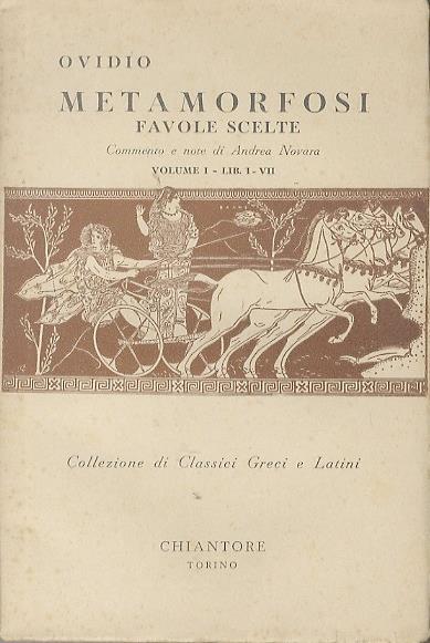 Metamorfosi - P. Nasone Ovidio - copertina