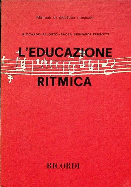 L’educazione ritmica - Riccardo Allorto - copertina